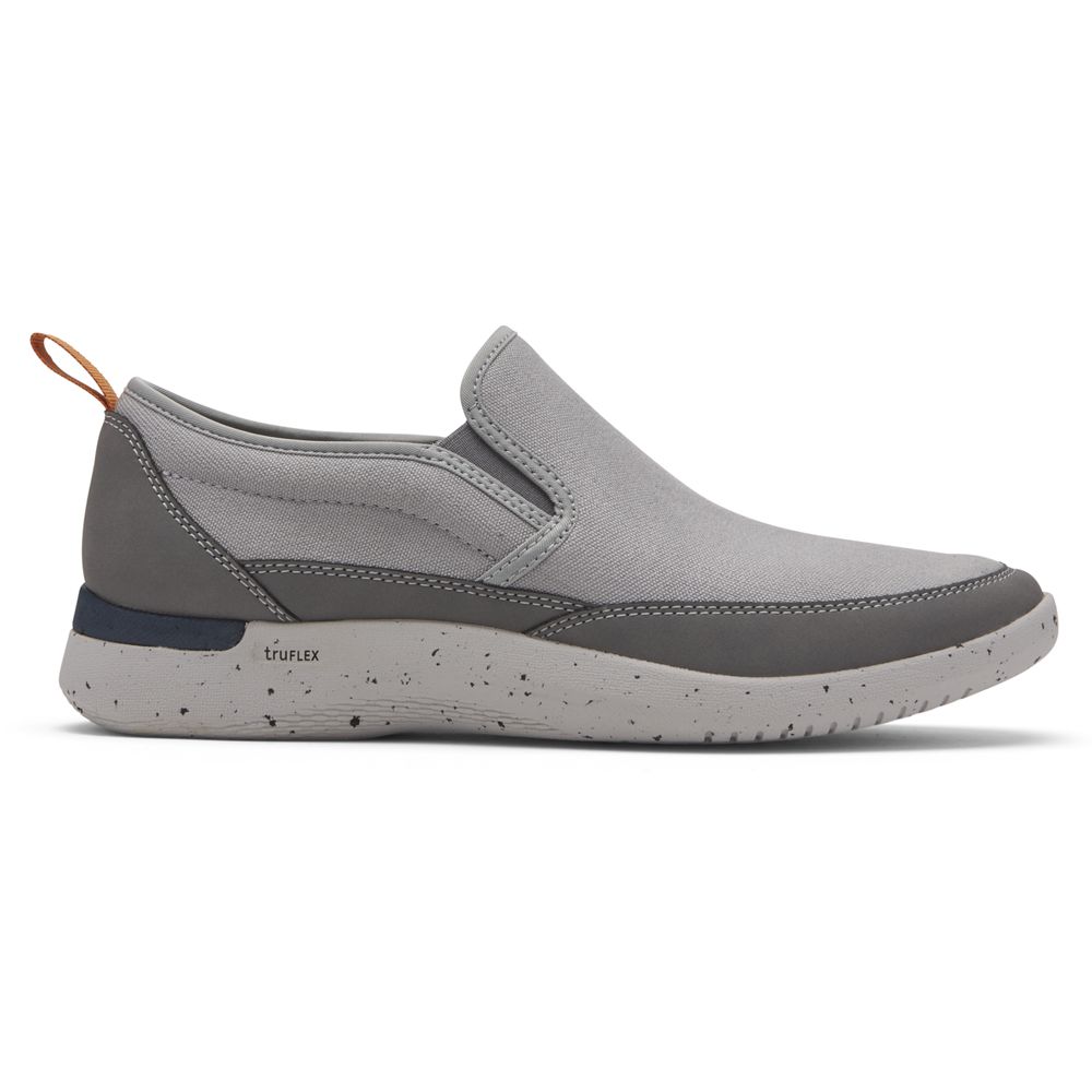 Sneakers Barbati Rockport Truflex Fly Mudguard Slip-On Gri - Romania 3915-CAYJB